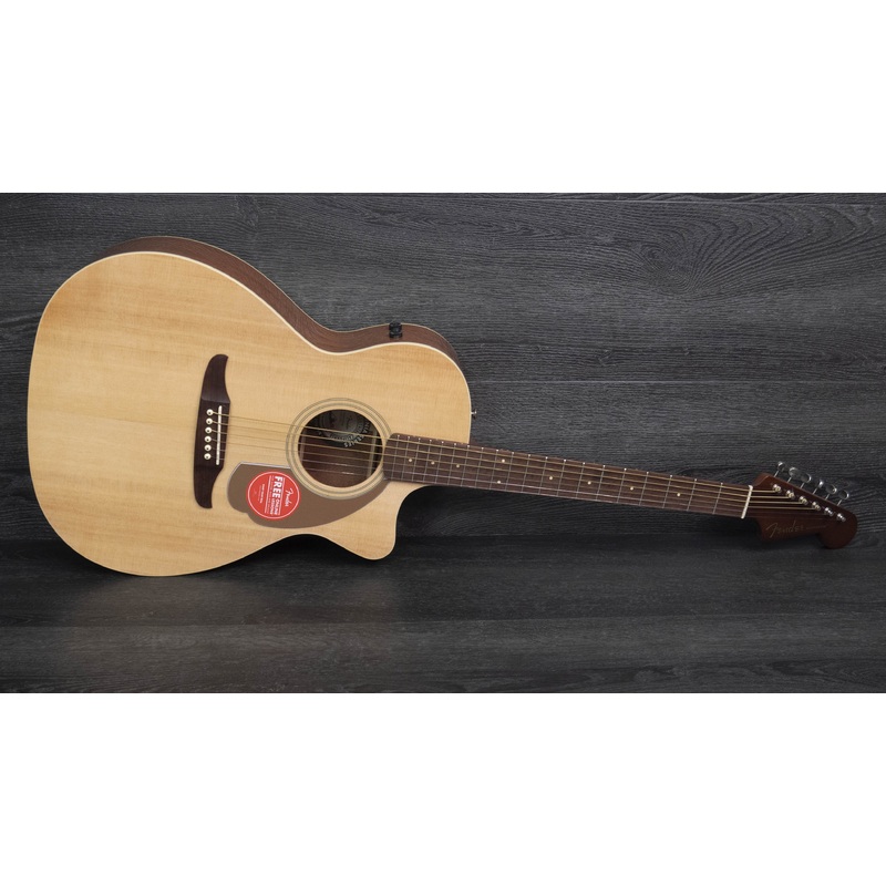 Fender Newporter Player Electro-Acoustic Guitar, Walnut Fingerboard, Natural