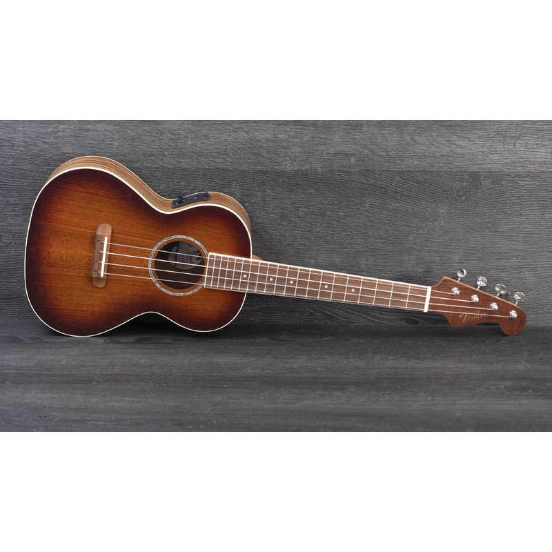 Fender Rincon Tenor Ukulele, Walnut Fingerboard, Aged Cognac Burst