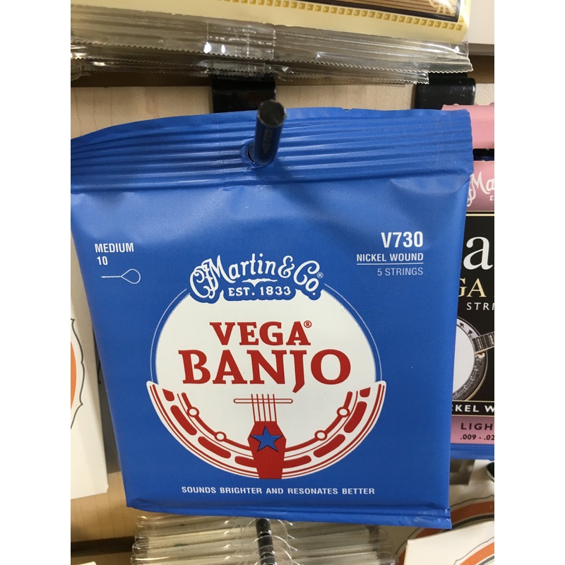 Martin V730 Vega Banjo Strings - Medium