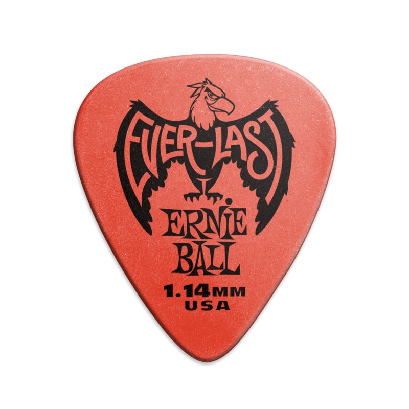 Ernie Ball P09194 Everlast Picks - 1.14mm Red - 12 Pack