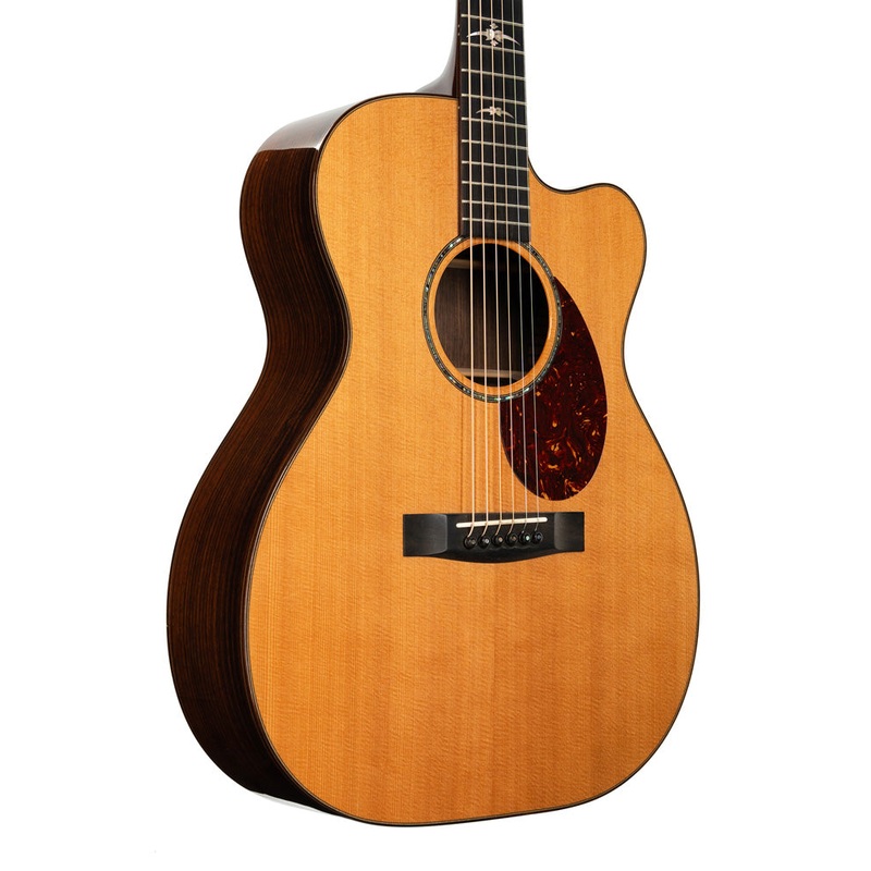 Pre-Owned Huss & Dalton OM-C Acoustic/Electric Guitar w/ Original Hardshell Case