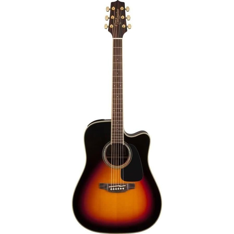 Takamine G50 Series Dreadnought AC/EL Guitar with Cutaway in Brown Sunburst Gloss Finish