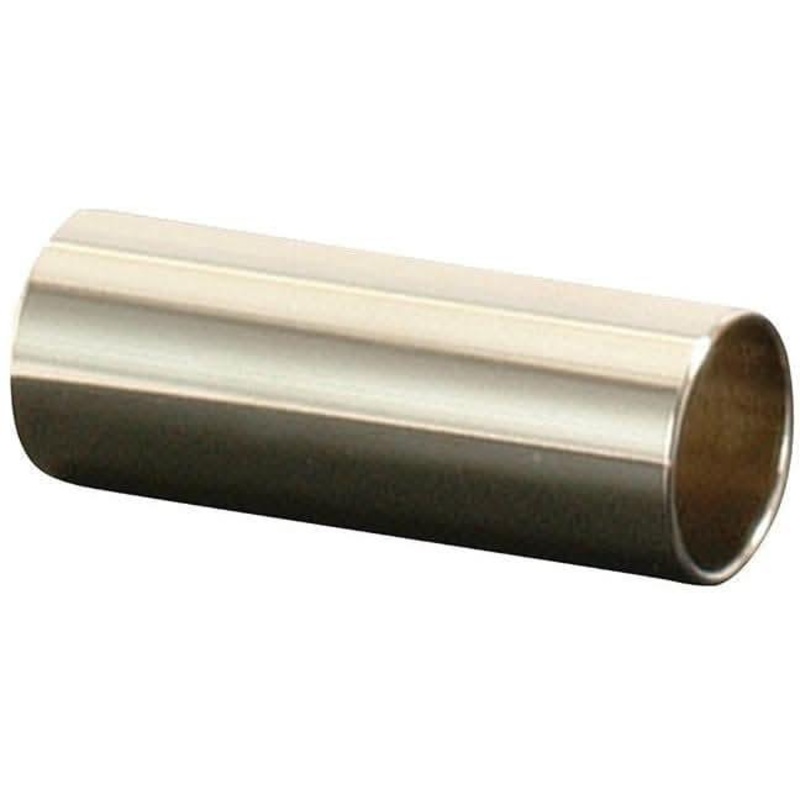On Stage Chrome-Plated Seamless Steel Slide with Pouch -Size 9