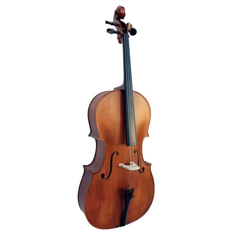 Vivo Student 1/2 Cello Outfit with Case - Setup