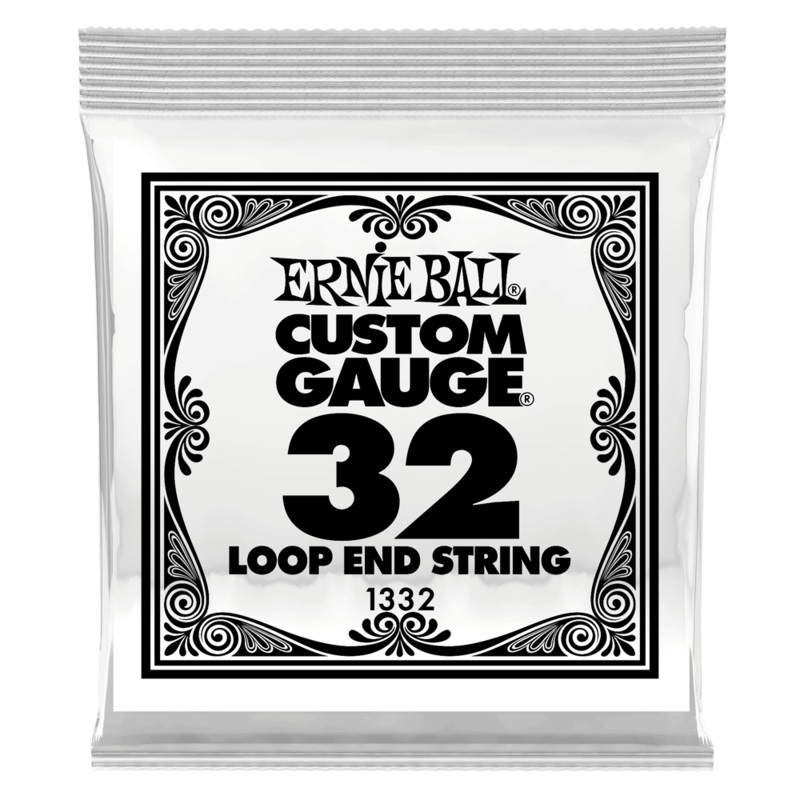 Ernie Ball 1332 .032 Wound Loop End Banjo Single String