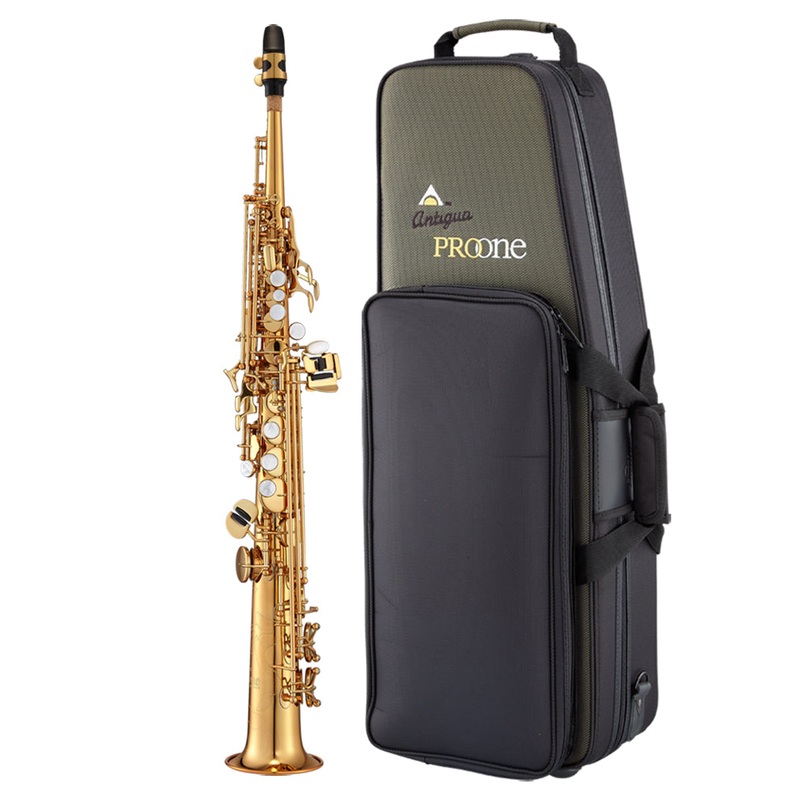 Antigua Winds ProOne SS6200 Bb Professional Soprano Saxophone - Vintage Lacquer