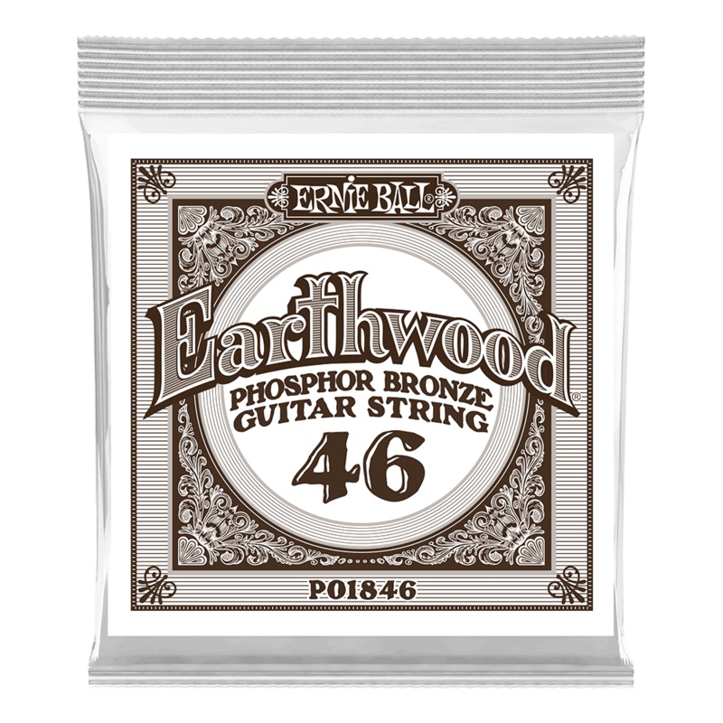 Ernie Ball 1846 .046 Bronze Wound Acoustic Guitar Single String