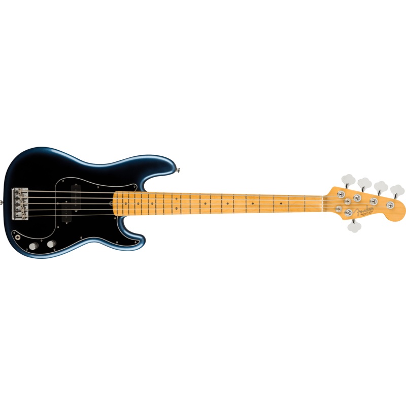 Fender American Professional II Precision Bass V, Maple Fingerboard, Dark Night