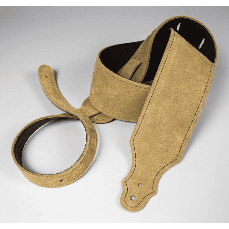 Franklin 2.5" Honey Purist Suede Strap with Buck Backing