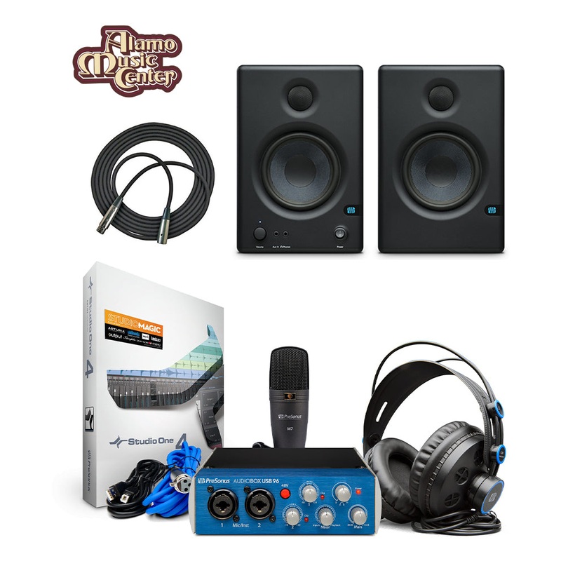 PreSonus AudioBox USB 96 + Eris E4.5 Studio Monitor Bundle