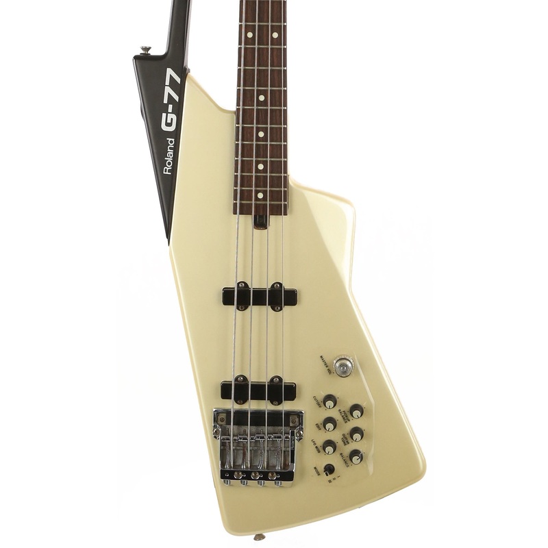 Roland GR-77B Bass Synthesizer and Pedalboard Controller Ivory