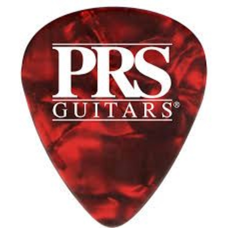 PRS Red Tortoise Celluloid Pick 12-Pack Heavy
