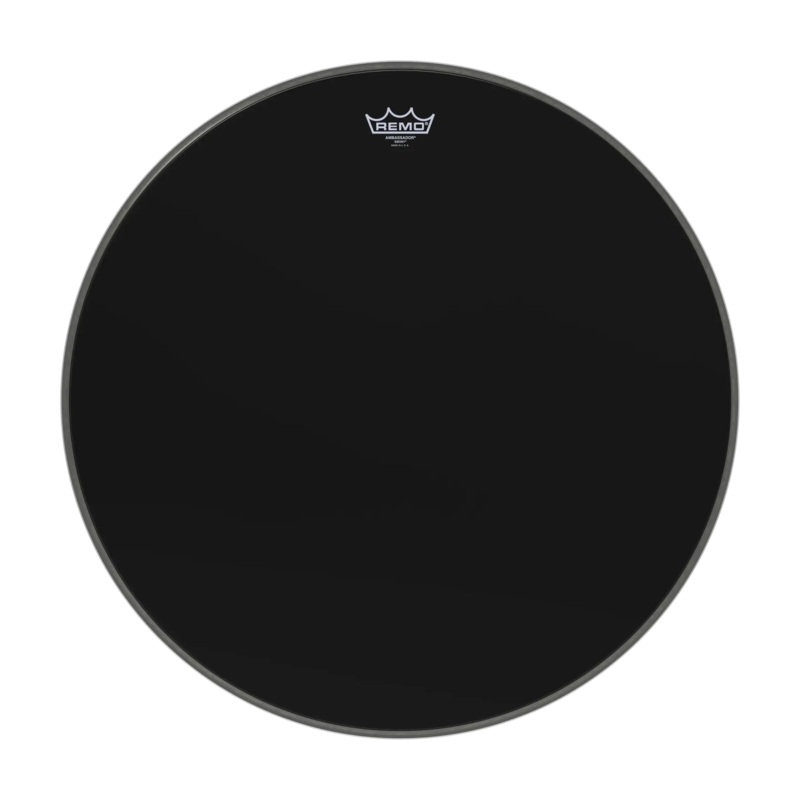 Remo ES-0015-00 Ambassador Ebony Drum Head 15"