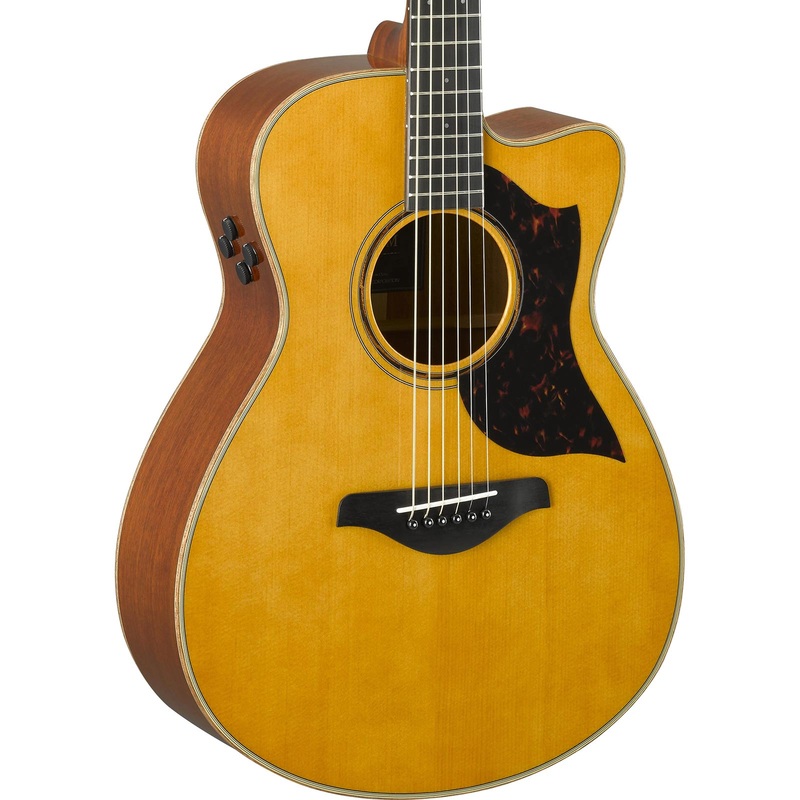 Yamaha AC3M Cutaway Concert Acoustic-Electric Vintage Natural Used