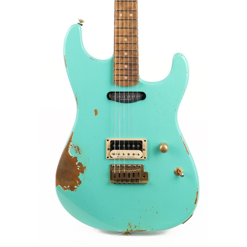 Charvel Custom Shop San Dimas HS Nitro Aged Roasted Alder Seafoam Green