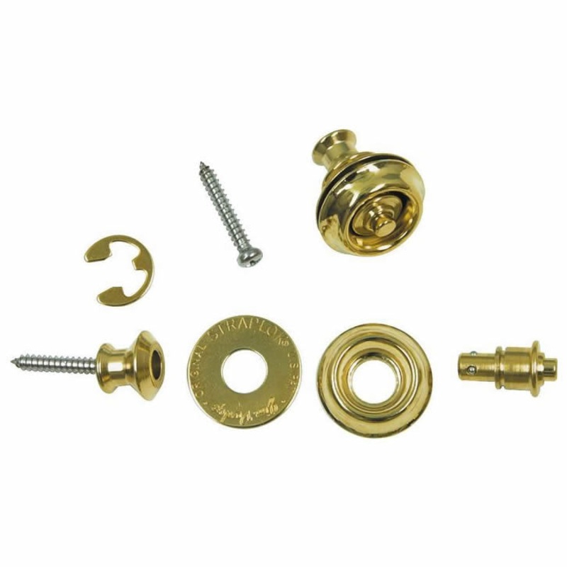 Dunlop Strap Lock-Gold Dual Design