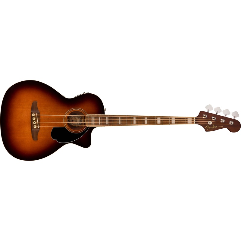 Fender 0970783164 Kingman Acoustic/Electric Bass Sunburst Gig Bag