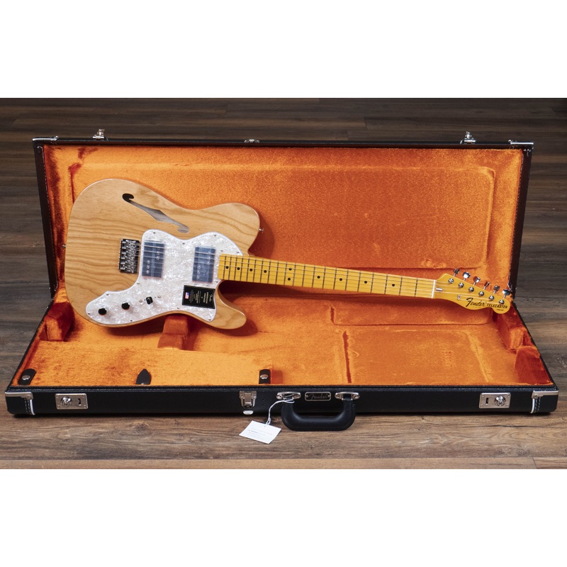 Fender American Vintage II 1972 Telecaster Thinline, Maple Fingerboard, Aged Natural