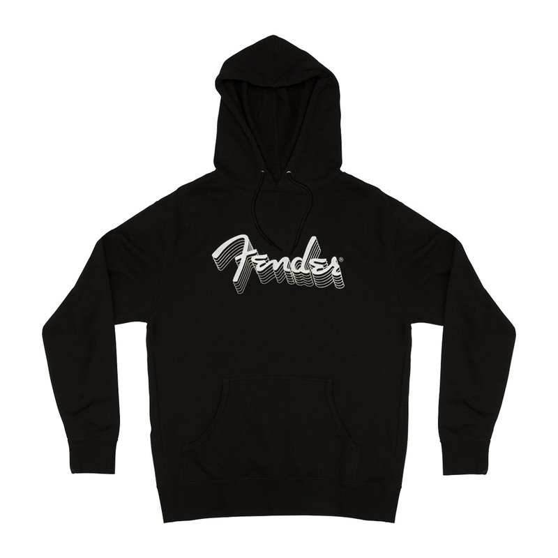 Fender Reflective Hoodie, Black, 2XL