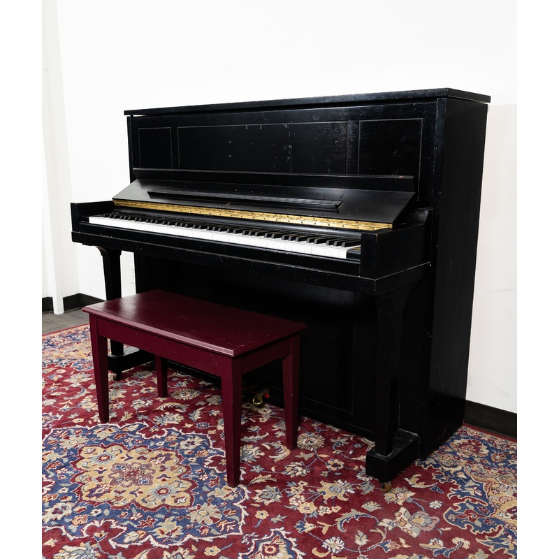 Steinway & Sons Model 45 Studio Upright Piano | Satin Ebony | SN: 458170 | Used