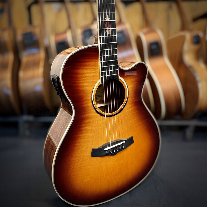 Tanglewood Winterleaf Exotic TWX4-CE-FM Flame Maple Superfolk Acoustic-Electric