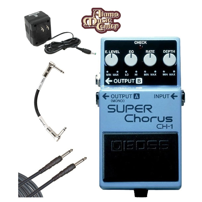 Boss CH-1 Super Chorus Pedal Bundle