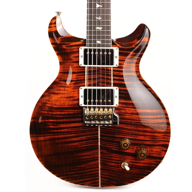 PRS Santana Retro Wood Library Brazilian Rosewood Fretboard Orange Tiger