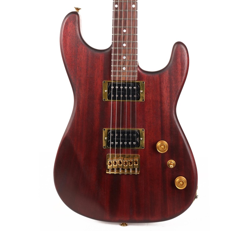 Colletti Guitars Speed of Sound Mahogany Dark Red Stain
