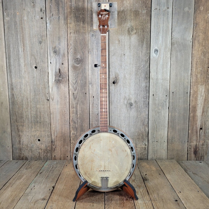 Radio Star 5-String Banjo 1920s-30s As-Is Project, w/Case