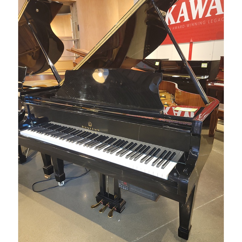 Story & Clark 5'6'' Prelude Grand Piano | Polished Ebony | SN: DG07967