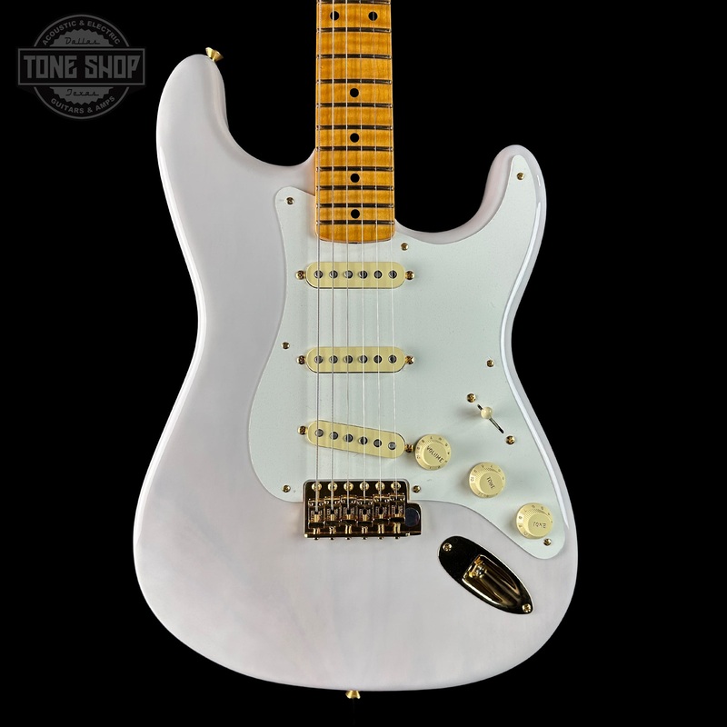 Fender Limited Edition American Vintage II 1957 Stratocaster Flame MP White Blonde w/case