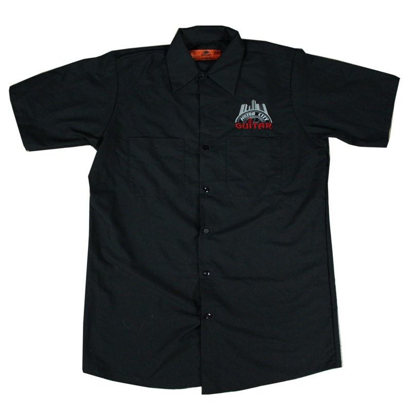 Motor City Guitar Work Shirt BK LG