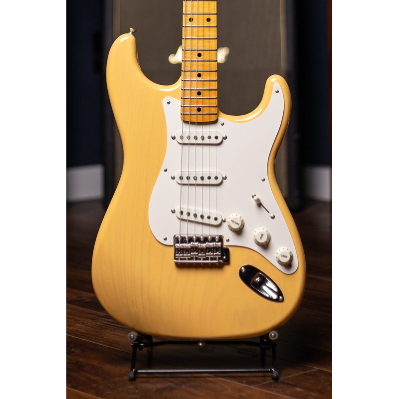 2018 Fender Custom Shop Wildwood 10 Dealer Select 1955 Stratocaster Electric Guitar - NoCaster Blonde