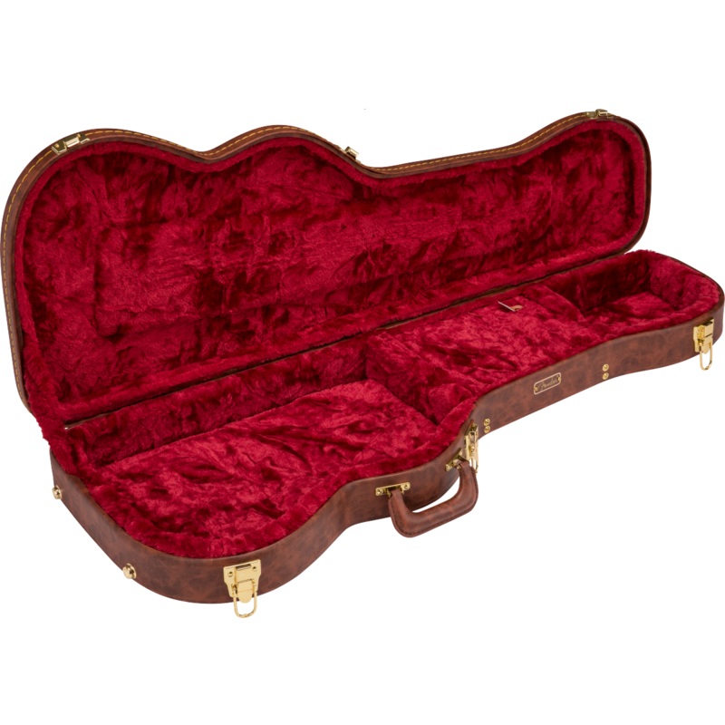 Fender Classic Series Poodle Stratocaster/Telecaster Hardshell Case, Brown