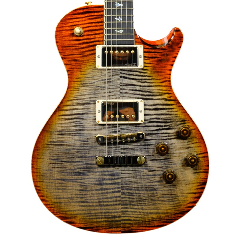 PRS Wood Library McCarty 594 Singlecut Flame Maple - Burnt Maple Leaf
