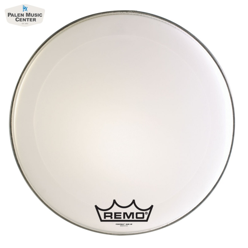Remo 28" Powermax 2 Ultra White Crimplock Marching Bass Drum Head
