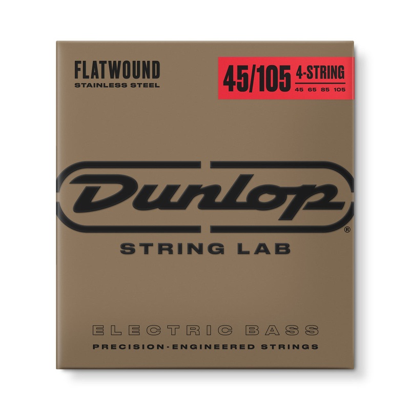 Dunlop Flatwound Electric Bass Strings Long Scale Set - 4-String 45-105 DBFS45105