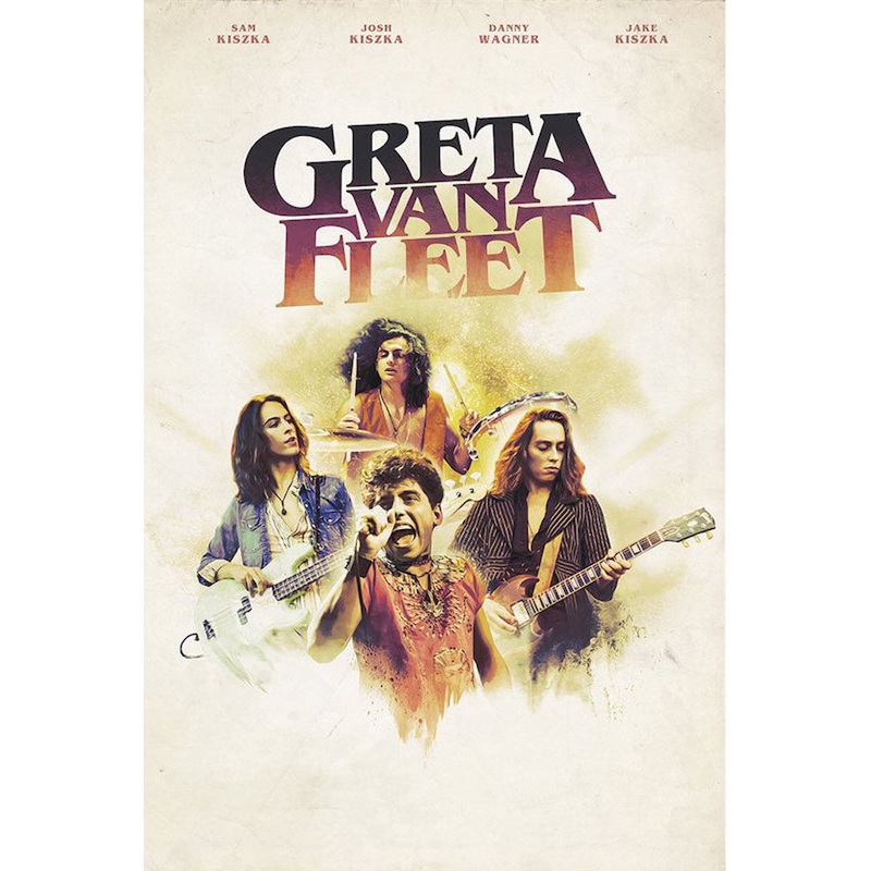 Greta Van Fleet Promotional Poster