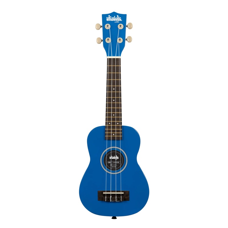 Kala Ukadelic Soprano Ukulele - Blue Ink