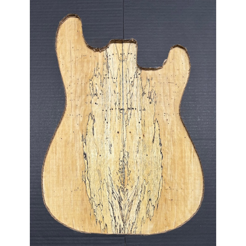 Spalted Tamarind Guitar Drop Top 22" x 7-3/8" x 3/8" #1021