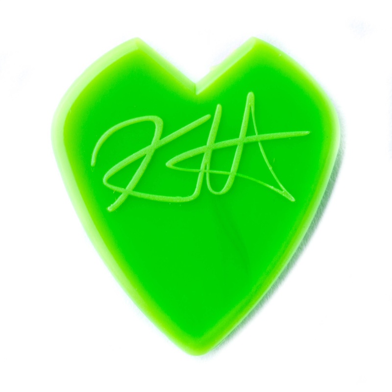 DUNLOP KIRK HAMMETT 1.38mm JAZZ III GREEN GUITAR PICK PLAYER'S PACK 06-PACK - 47PKH3N