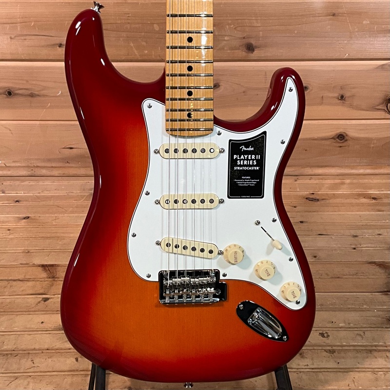 Fender Player II Stratocaster Electric Guitar - Aged Cherry Burst