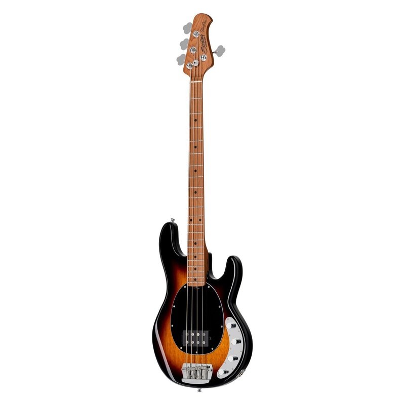 Sterling by Music Man Stingray Bass H4 Vintage Sunburst with Roasted Maple