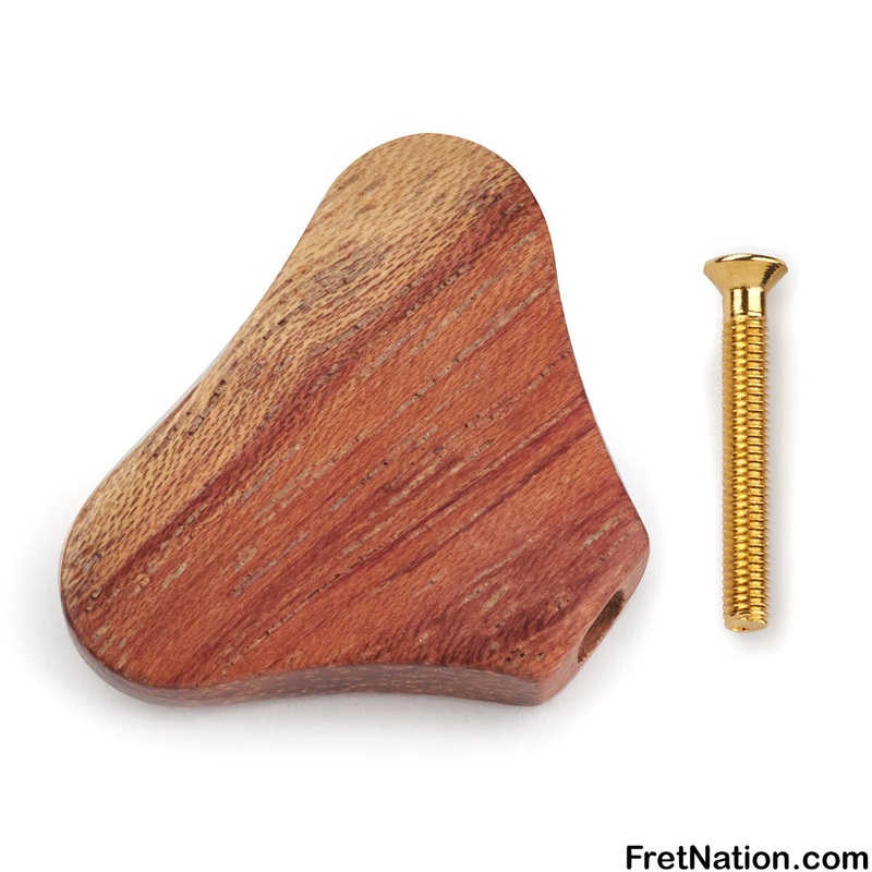 Warwick Parts - Wooden Peg for Warwick Machine Heads - Swirly Bubinga (with Gold Screw) - SP W 30040 BSW G