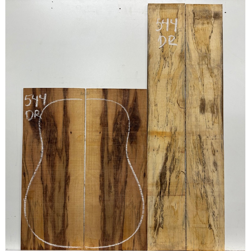 Royal Red Tamarind Dreadnought Guitar Back and Side Set #544