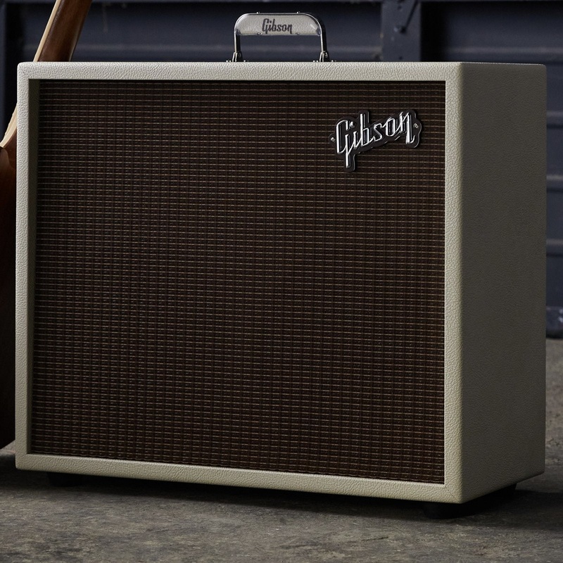 Used Gibson Dual Falcon 20 - 2x10 Combo Amplifier - Cream Bronco Tolex Oxblood Grille
