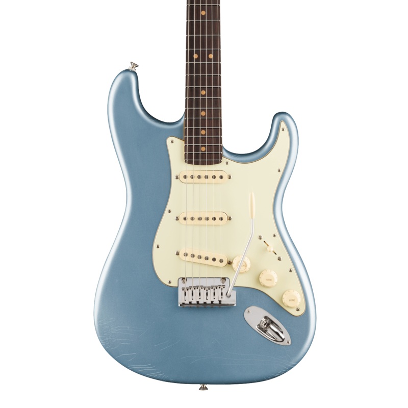 Fender American Ultra Luxe Vintage '60s Stratocaster Rosewood Ice Blue Metallic w/case