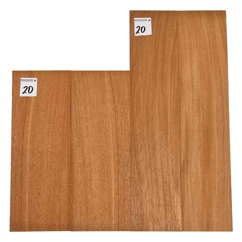 Fijian Mahogany Concert Ukulele Guitar Back & Side Set #20