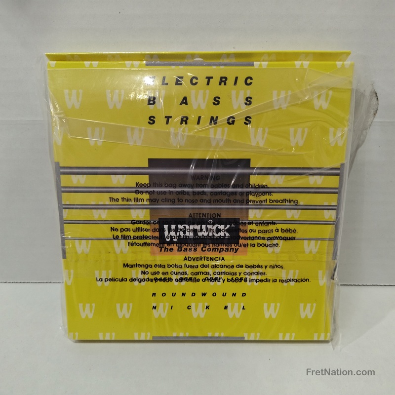 Warwick Yellow Label NPS 4-String Long Scale Bass Strings 45-105 - NEW OLD STOCK