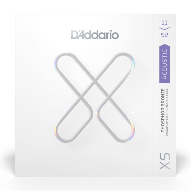 D'Addario Custom Light XS Phosphor Bronze Acoustic Strings 11-52 Gauge